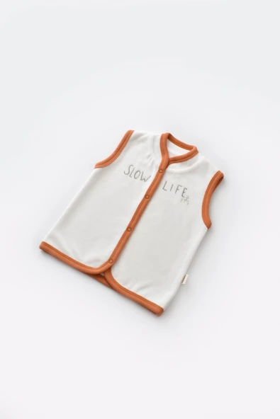 Bebek 3 Parça Kaplumbağa Kadife Yelek Takım, Bebek Ve Yenidoğan Serisi - Csyk6025 - 5