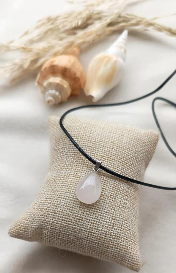 Kolye Gerdanlık Çakra Doğal ay Taş Kadın kız takı aksesuar hediye - 2