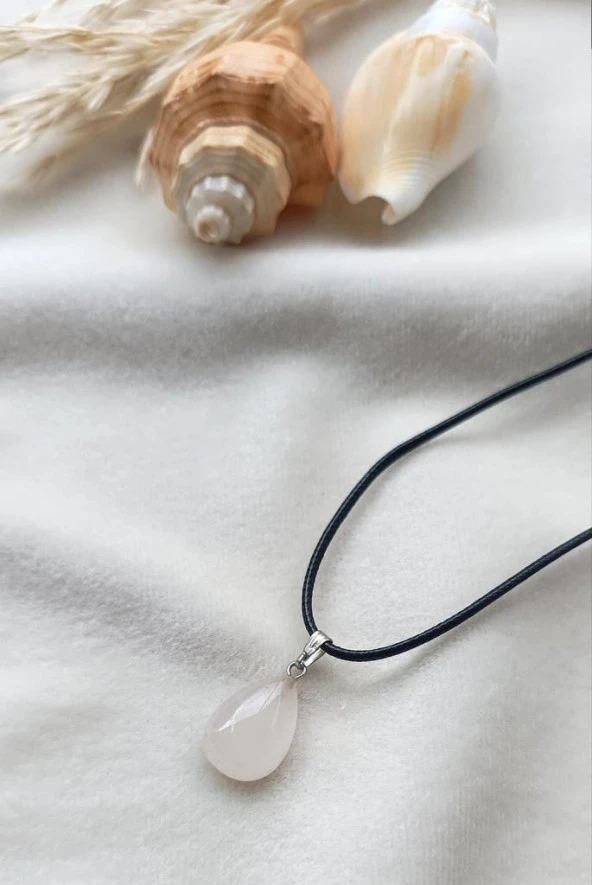 Kolye Gerdanlık Çakra Doğal ay Taş Kadın kız takı aksesuar hediye - 3