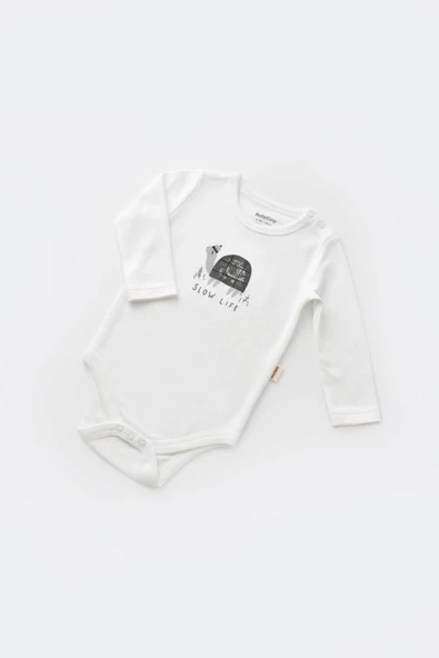 Bebek 3 Parça Kaplumbağa Kadife Yelek Takım, %80 Organik Pamuk & %20 Polyester, Bebek ve Yenidoğan Serisi - CSYK6024 - 4