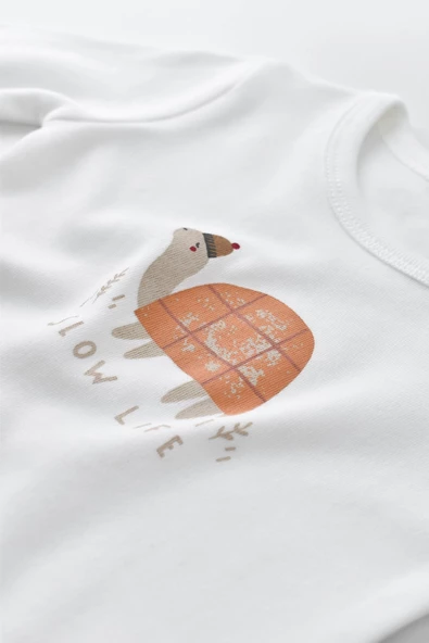 Bebek 3 Parça Kaplumbağa Kadife Yelek Takım, Bebek Ve Yenidoğan Serisi - Csyk6025 - 4