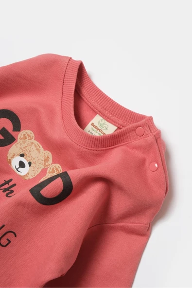 Bebek Uzun Kollu Tişört ve Pantolon Takımı, %100 Organik Pamuk, Bebek ve Yenidoğan Serisi - CSY8010 - 4