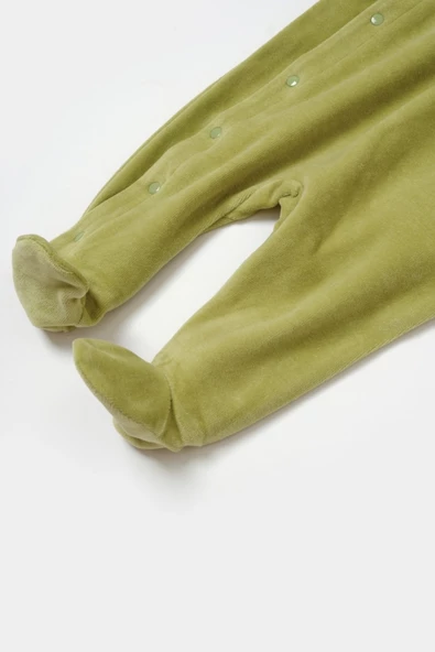 Bebek Ayaklı Tulum, %80 Organik Pamuk & %20 Polyester, Bebek ve Yenidoğan Serisi - CSYK6038 - 5