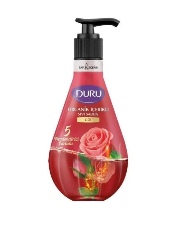 Duru Organik İçerikli Sıvı Sabun Gül 500 ml