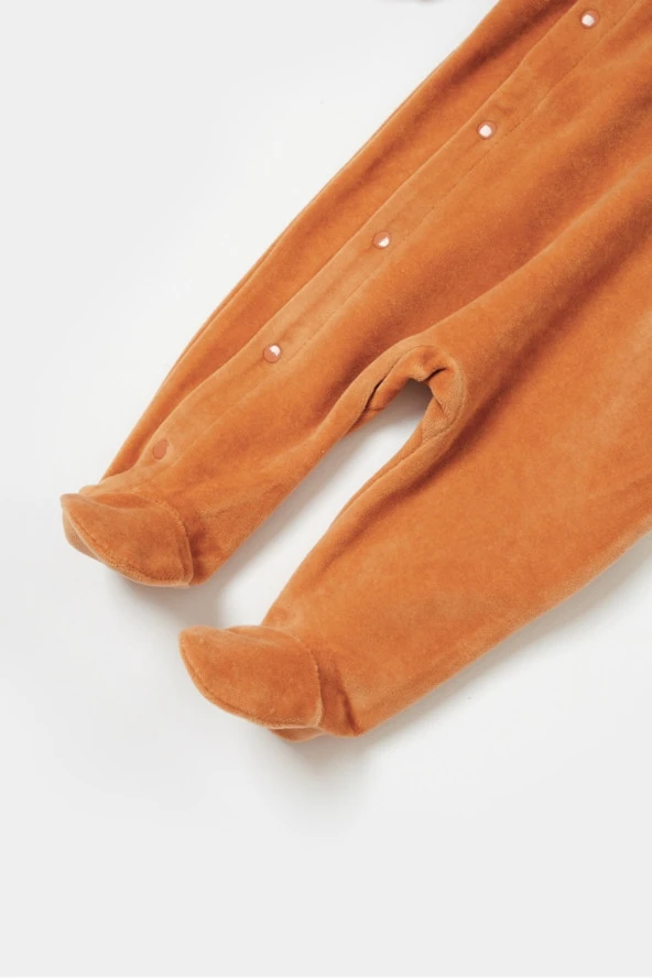 Bebek Ayaklı Tulum, %80 Organik Pamuk & %20 Polyester, Bebek ve Yenidoğan Serisi - CSYK6039 - 4