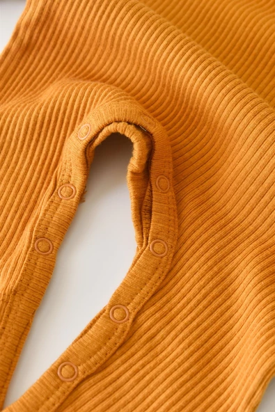 Bebek Uzun Kollu Tulum, %50 Modal Kumaş - %50 Organik Pamuk, Bebek ve Yenidoğan Serisi - CSYM11408 - 3