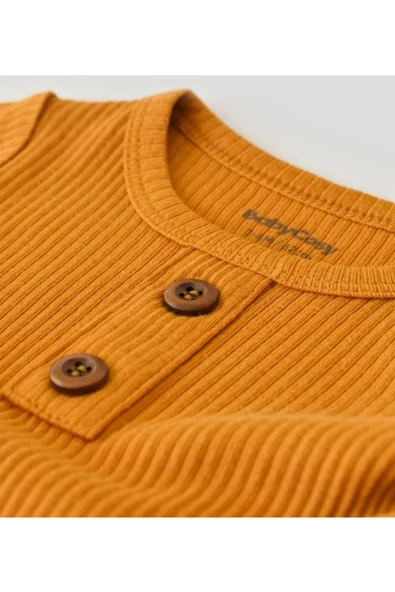 Bebek Uzun Kollu Tulum, %50 Modal Kumaş - %50 Organik Pamuk, Bebek ve Yenidoğan Serisi - CSYM11408 - 2