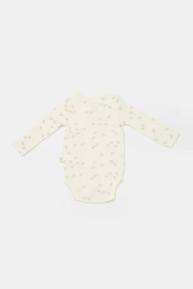 Bebek 2 Parça Uzun Kollu Body, %50 Modal Kumaş - %50 Organik Pamuk, Bebek ve Yenidoğan Serisi - CSYM11315 - 3