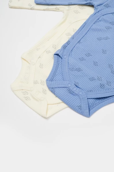 Bebek 2 Parça Kruvaze Body, Bebek ve Yenidoğan Serisi - CSYM11318 - 6