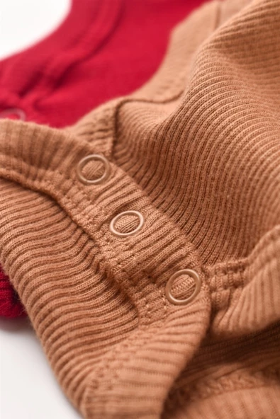 Bebek 2 Parça Uzun Kollu Body, %50 Modal Kumaş - %50 Organik Pamuk, Bebek ve Yenidoğan Serisi - CSYM11311 - 6