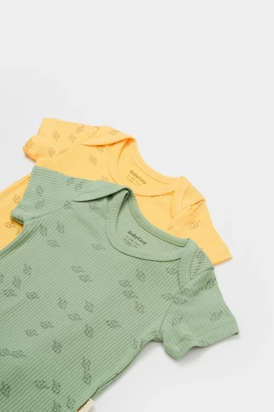 Bebek 2 Parça Kısa Kol Body, Bebek ve Yenidoğan Serisi - CSYM11216 - 6