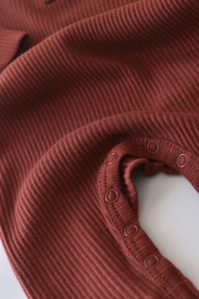 Bebek Uzun Kollu Tulum, %50 Modal Kumaş - %50 Organik Pamuk, Bebek ve Yenidoğan Serisi - CSYM11409 - 3