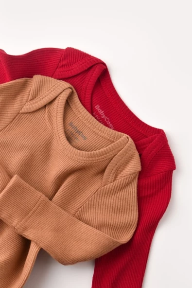 Bebek 2 Parça Uzun Kollu Body, %50 Modal Kumaş - %50 Organik Pamuk, Bebek ve Yenidoğan Serisi - CSYM11311