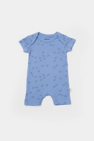 Bebek 2'li Kısa Kollu Tulum, %50 Modal Kumaş - %50 Organik Pamuk, Bebek ve Yenidoğan Serisi - CSYM11425 - 4