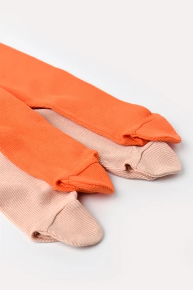 Bebek 2'li Patikli Pantolon, %50 Modal Kumaş - %50 Organik Pamuk, Bebek ve Yenidoğan Serisi - 5