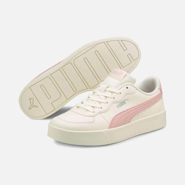 Puma Skye Clean Kadın Spor Ayakkabı 38014705 Ekru - 5