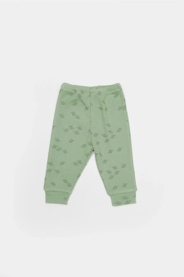 Bebek 3’lü Takım (Pantolon, Uzun Kol T-shirt, Şapka), %50 Modal Kumaş - %50 Organik Pamuk, Bebek ve Yenidoğan Serisi - CSYM25503 - 6