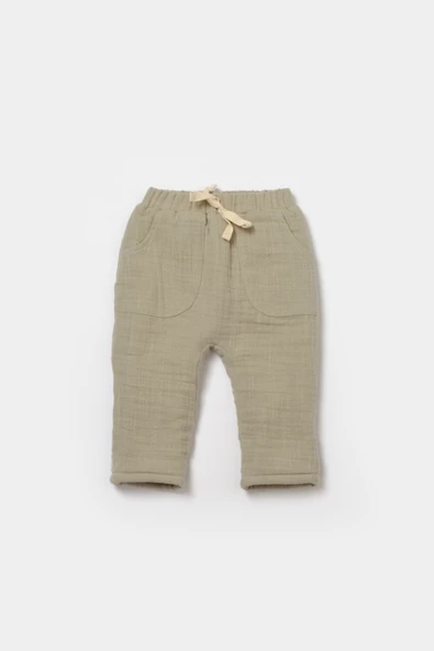 Bebek Uzun Kollu Tişört ve Pantolon Takım, %100 Pamuk, Bebek ve Yenidoğan Serisi - CSYM7022 - 6