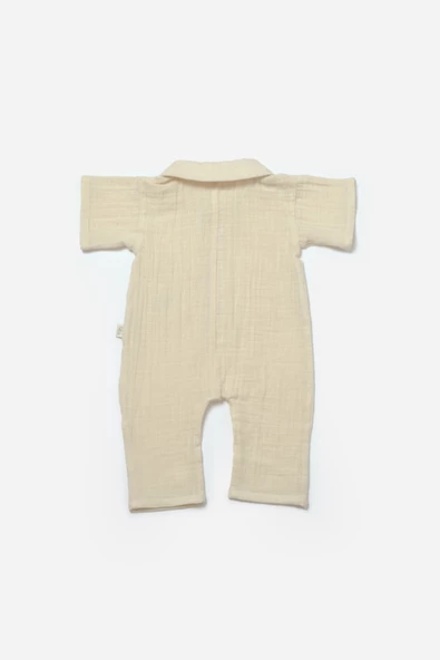 Bebek Kısa Kollu Tulum, %100% pamuk, Bebek ve Yenidoğan Serisi - CSYM7039 - 3