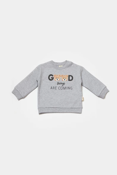 Bebek Uzun Kollu Tişört, %100 Organik Pamuk, Bebek ve Yenidoğan Serisi - CSY8012