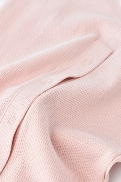 Bebek Şort Kollu Tulum, %100 Organik Pamuk, Bebek ve Yenidoğan Serisi - CSYW1017 - 6