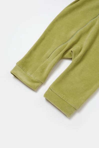 Bebek Fermuarlı Tulum, %80 Organik Pamuk, Bebek ve Yenidoğan Serisi - CSYK6053 - 5