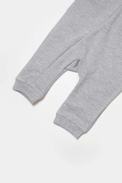 Bebek Fermuarlı Tulum, %100 Organik Pamuk, Bebek ve Yenidoğan Serisi - CSY8028 - 5