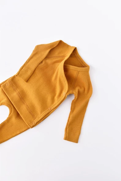 Bebek 4’lü Takım Pantolon, T-shirt, Şapka, Eldiven, Bebek ve Yenidoğan Serisi,Hastane Çıkış Seti - 2