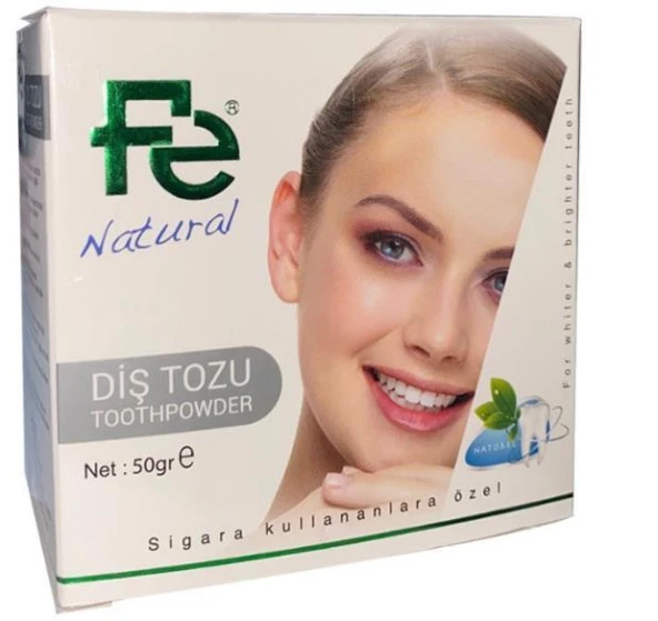 FE DİŞ TOZU NATUREL  / HERBAL  50 gr.