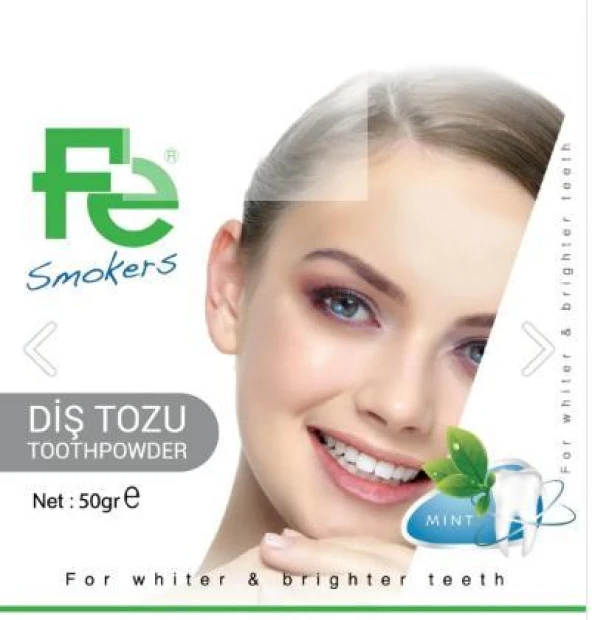 FE DİŞ TOZU NANELİ  / SMOKERS  50 gr.