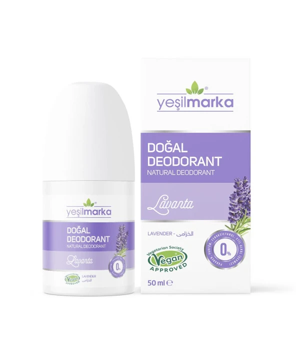 Yeşilmarka Doğal Roll-On Deodorant Lavanta Kokulu 50 ml