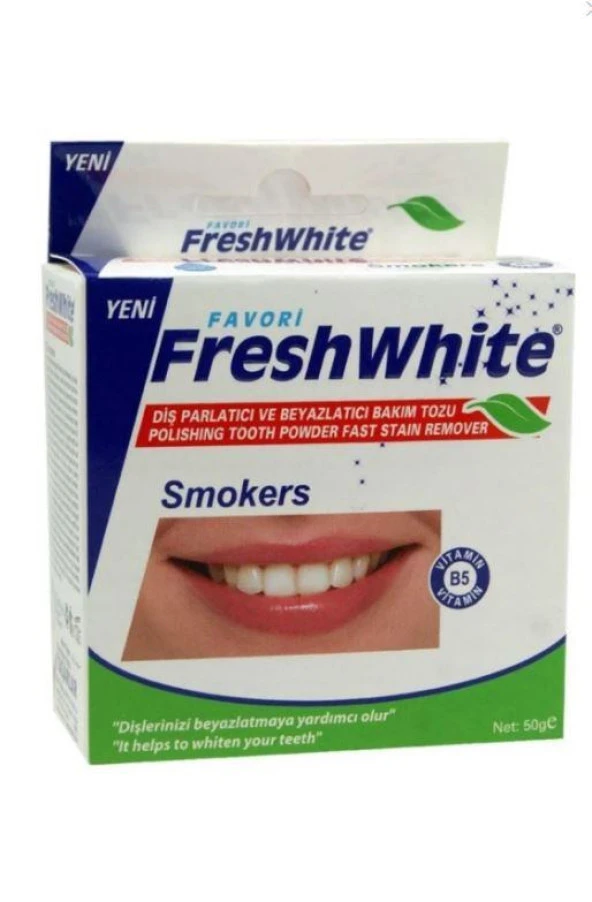 Fresh White Diş Tozu Smokers 50 gr