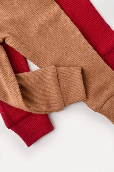 Bebek 2 Parça Pantolon, %50 Modal Kumaş - %50 Organik Pamuk, Bebek ve Yenidoğan Serisi - CSYM11610 - 4