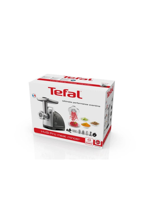 TEFAL Hv8 Pro 2200 Watt Paslanmaz Çelik Kıyma Makinesi - 2