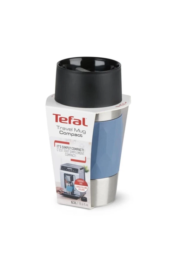 TEFAL N21602 Travel Mug Compact Termos 0,3 L Mavi