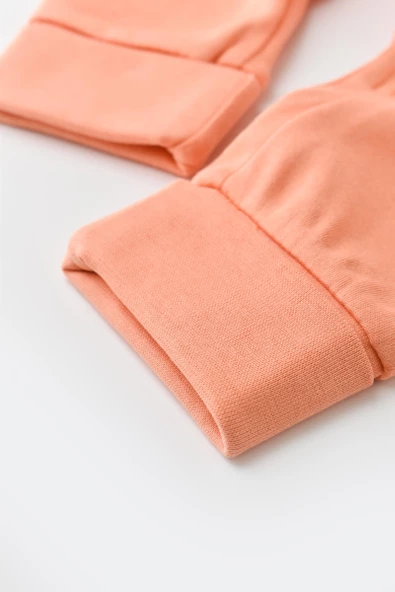 Bebek Fermuarlı Tulum, %100 Organik Pamuk, Bebek ve Yenidoğan Serisi - CSY3038 - 5