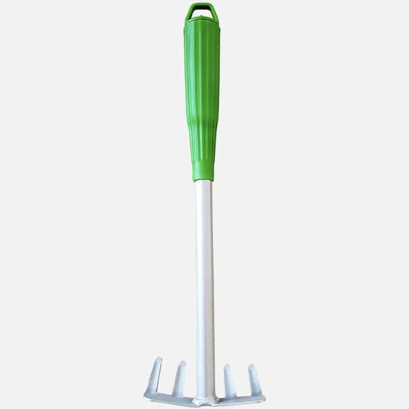 Çelik Bahçe Toprak Tırmığı 315 mm Yeşil Saplı