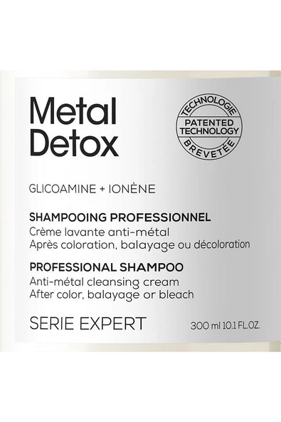 Serie Expert Metal Detox Renkli ve Açıcı ile İşlem Görmüş Saçlar Şampuan 300 ml - Resim 6