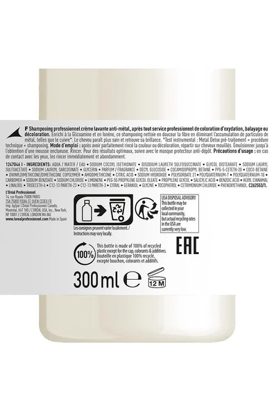 Serie Expert Metal Detox Renkli ve Açıcı ile İşlem Görmüş Saçlar Şampuan 300 ml - Resim 8