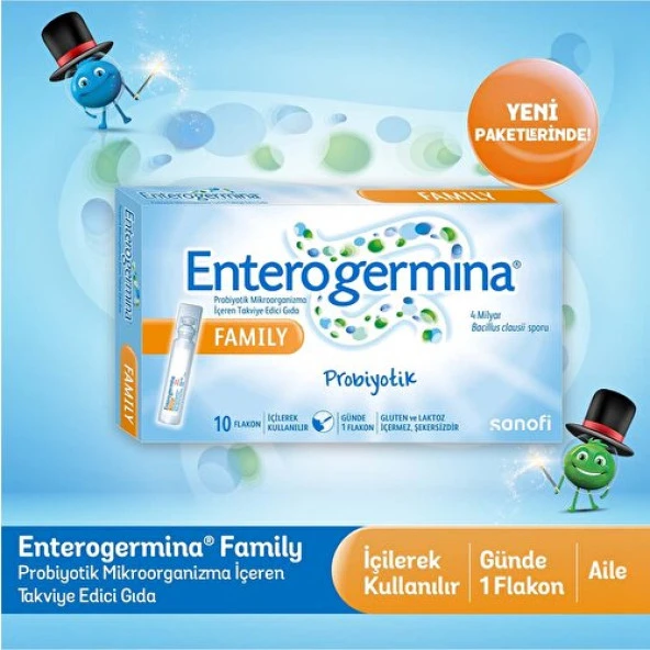 Enterogermina Family Probiyotik 10 Flakon 8683060770063