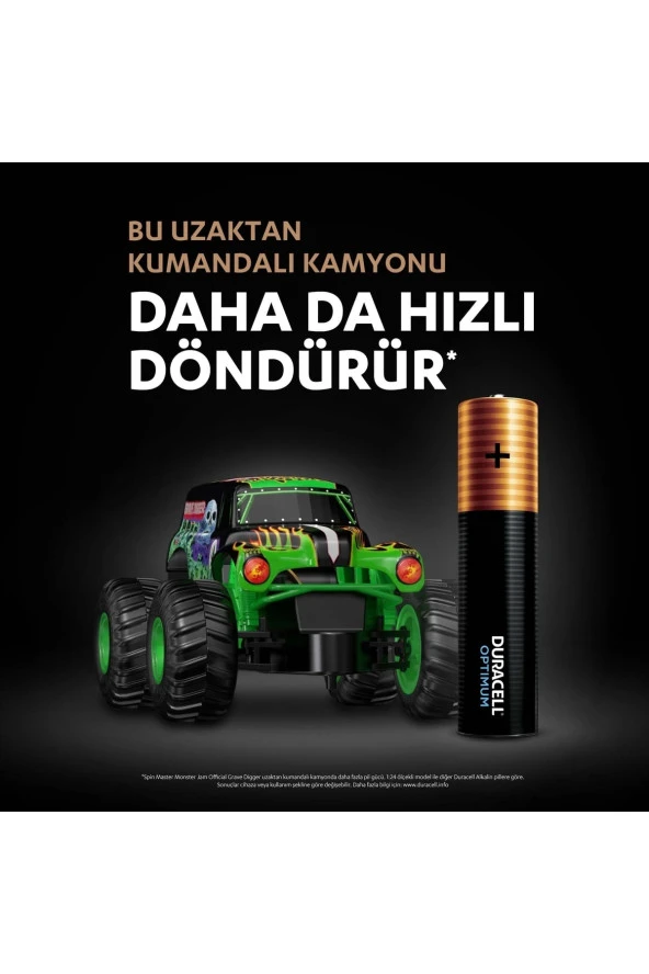 Optimum Aaa Alkalin Ince Kalem Pil, 1,5 V Lr03/mn2400, 4’lü Paket - 4