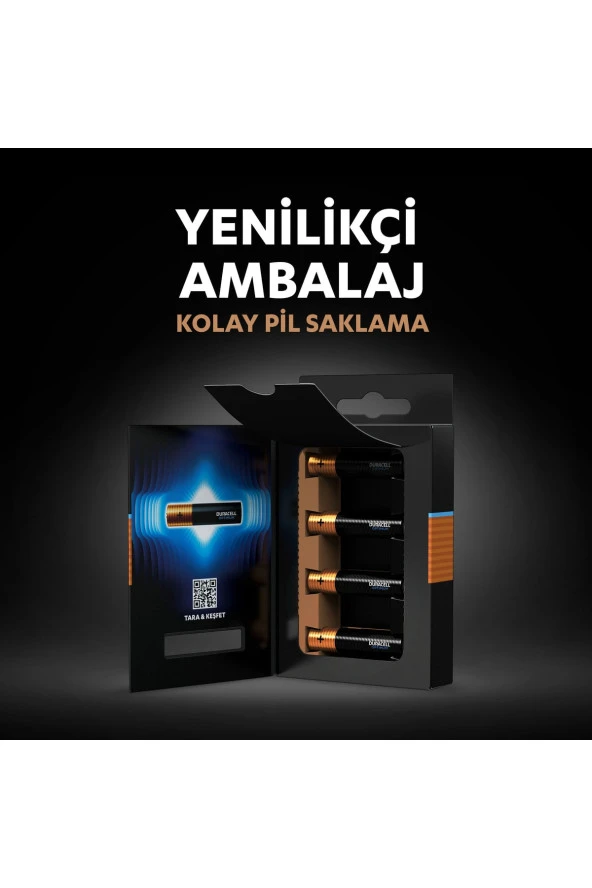 Optimum Aaa Alkalin Ince Kalem Pil, 1,5 V Lr03/mn2400, 4’lü Paket - 5