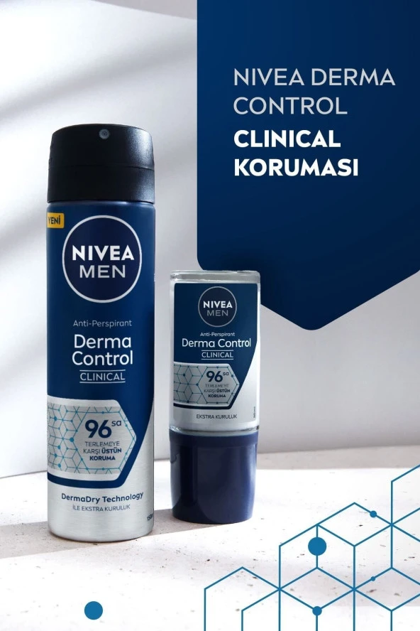 Nivea Derma Control Clinical Erkek Roll-on 50 Ml