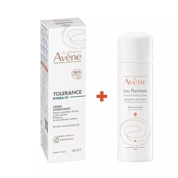 Avene Tolerance Hydra-10 Hydrating Cream 40 ML Termal Su 50 ML Hediyeli