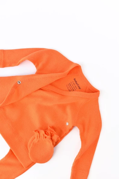 Bebek 4’lü Takım Pantolon, T-shirt, Şapka, Eldiven, Bebek ve Yenidoğan Serisi,Hastane Çıkış Seti - 2