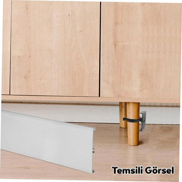 Mobilya Baza Ayakkabılık Dolap Mutfak Tezgah Gardrop Vestiyer Ayak Bacak Tutucu Toka Klips 6 Adet - 3