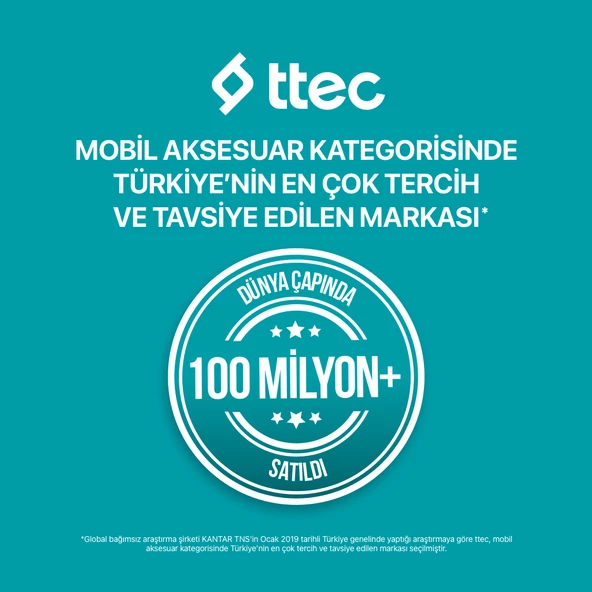ttec SmartCharger Duo PD 45W Seyahat Hızlı Şarj Aleti USB-C+USB-A - 6