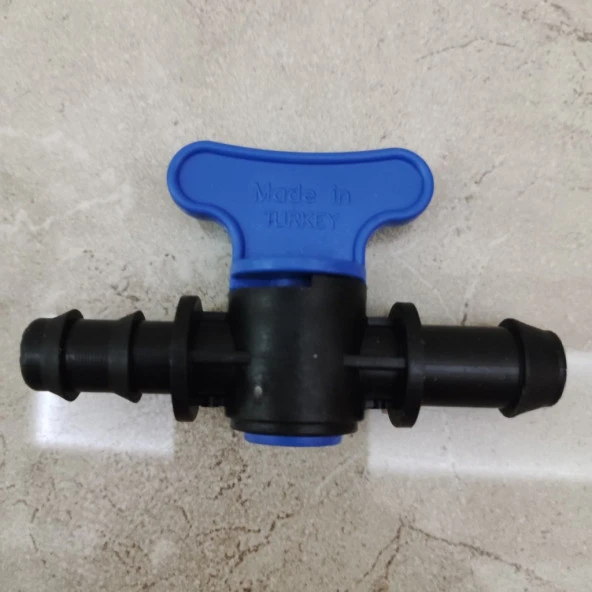 Damlama Sulama Plastik Küresel Mini Vana 50 Adet 16 Mm Conta Cıkı