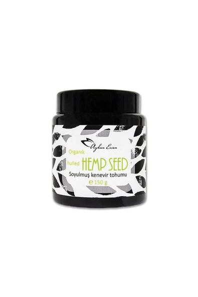 Organik Hulled Hemp Seed Soyulmuş Kenevir Tohumu 150 G
