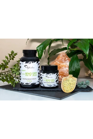 Organik Hulled Hemp Seed Soyulmuş Kenevir Tohumu 150 G - 7